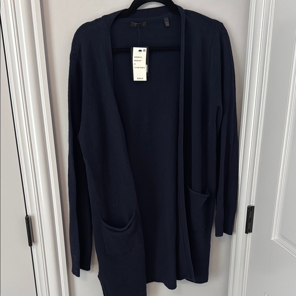 ATM Anthony Thomas Melillo Blue Cardigan Sweater